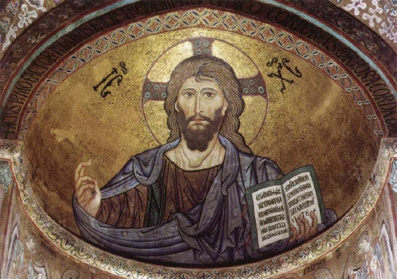 unknow artist Christ Pantocrator oil painting picture